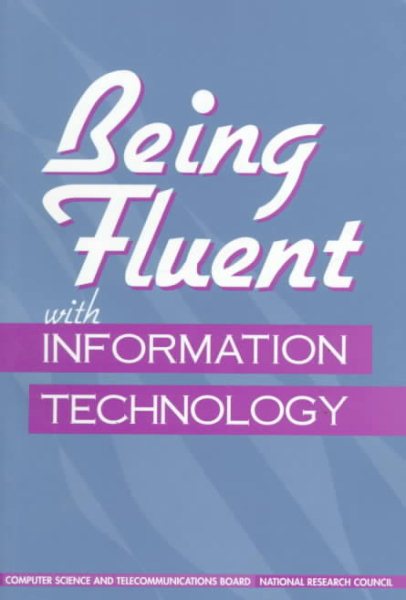 Being Fluent with Information Technology cover