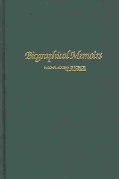 Biographical Memoirs: Volume 84 cover