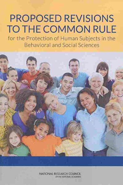 Proposed Revisions to the Common Rule for the Protection of Human Subjects in the Behavioral and Social Sciences cover