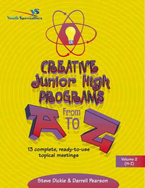 Creative Junior High Programs from A to Z Volume 2 (N-Z) cover
