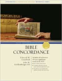 New International Bible Concordance cover
