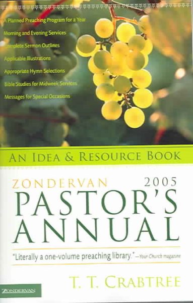 Zondervan 2005 Pastor's Annual: An Idea & Resource Book cover