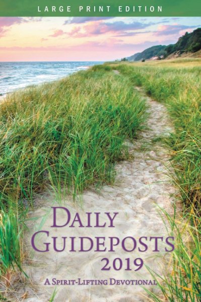 Daily Guideposts 2019 Large Print: A Spirit-Lifting Devotional cover