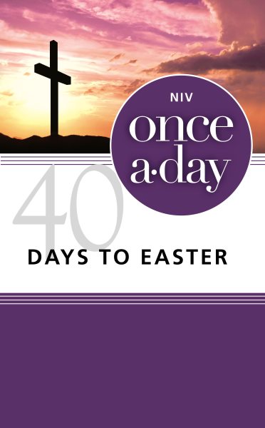 NIV, Once-A-Day 40 Days to Easter Devotional, Paperback cover