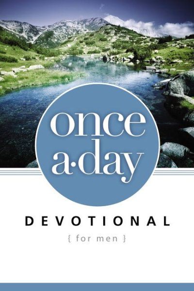 NIV, Once-A-Day Devotional for Men, Paperback cover