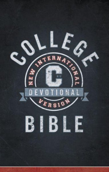 NIV, College Devotional Bible, Hardcover cover