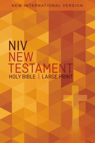 NIV, Outreach New Testament, Large Print, Paperback cover