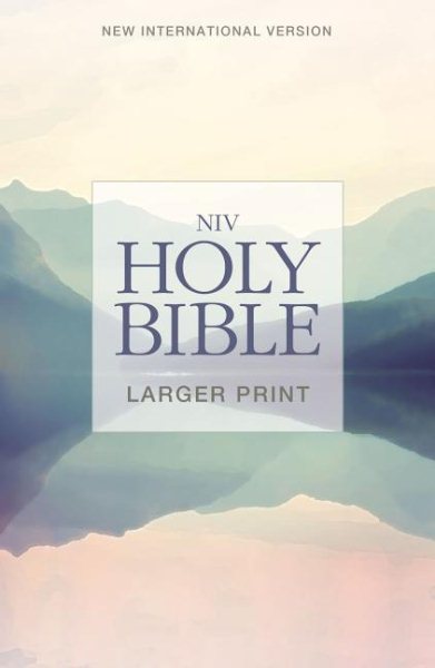 NIV, Holy Bible, Larger Print cover