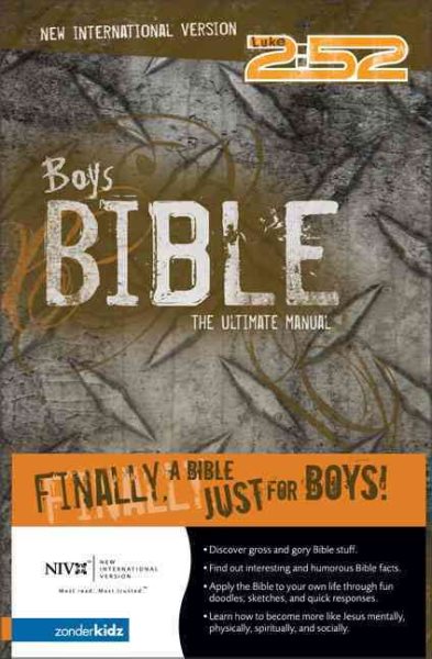 Boys Bible (NIV), The cover