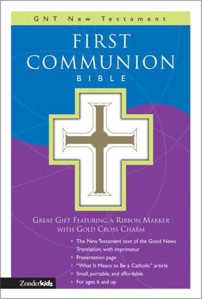 GNT, First Communion Bible: New Testament, Leathersoft, White: GNT New Testament