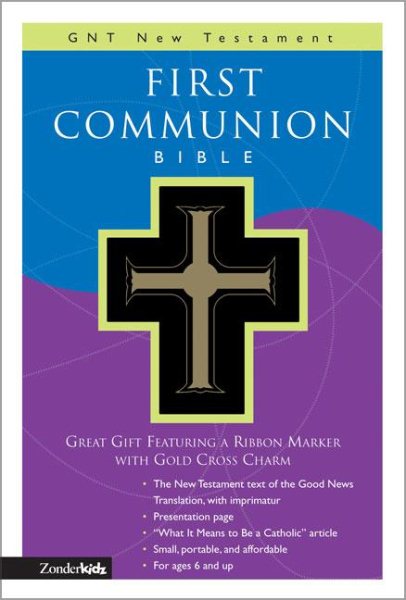 GNT, First Communion Bible: New Testament, Leathersoft, Black: GNT New Testament (Good News Translation/Children's Bibles)