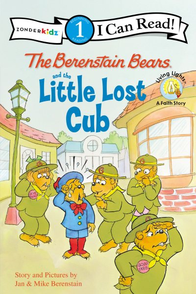 The Berenstain Bears and the Little Lost Cub (I Can Read! / Good Deed Scouts / Living Lights) cover