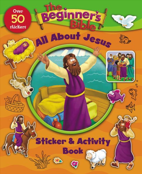 The Beginner's Bible All About Jesus Sticker and Activity Book cover