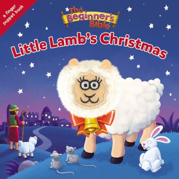 The Beginner's Bible Little Lamb's Christmas: A Finger Puppet Board Book cover