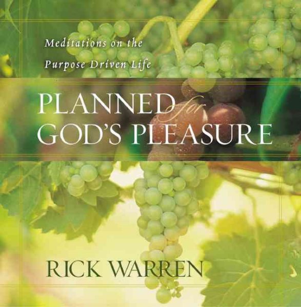Planned for God's Pleasure cover