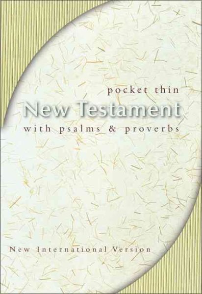 NIV Pocket Thin New Testament With Psalms & Proverbs