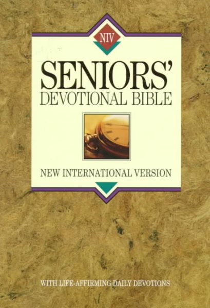 Seniors' Devotional Bible: New International Version cover