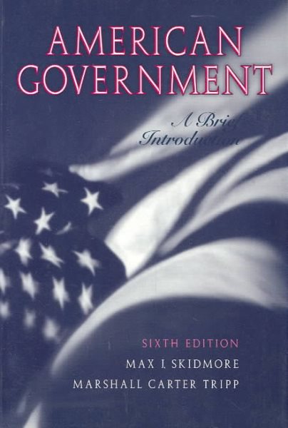 American Government a Brief Introduction cover