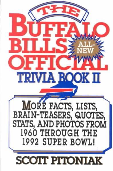 The Buffalo Bills Official All-New Trivia Book II cover
