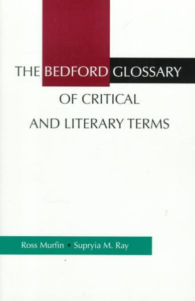 The Bedford Glossary of Critical and Literary Terms cover