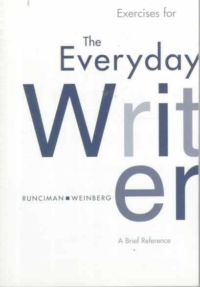 Exercises for the Everyday Writer: A Brief Reference cover