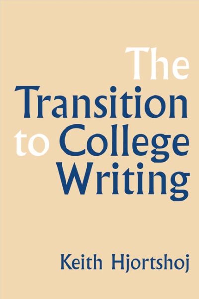 The Transition to College Writing cover