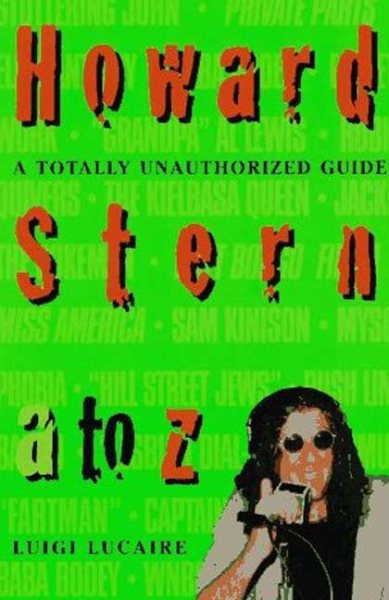 Howard Stern A To Z cover