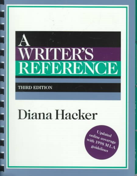 A Writer's Reference (Internet Edition) cover