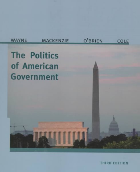 The Politics of American Government cover