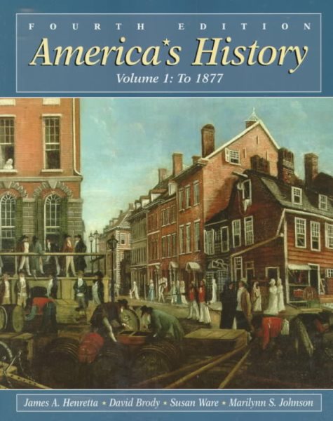America's History: To 1877 cover