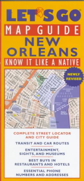 Let's Go Map Guide New Orleans (2nd Edition, Revised) (Let's Go Map Guides Ser.) cover