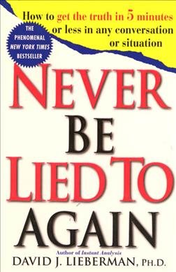 Never Be Lied to Again cover