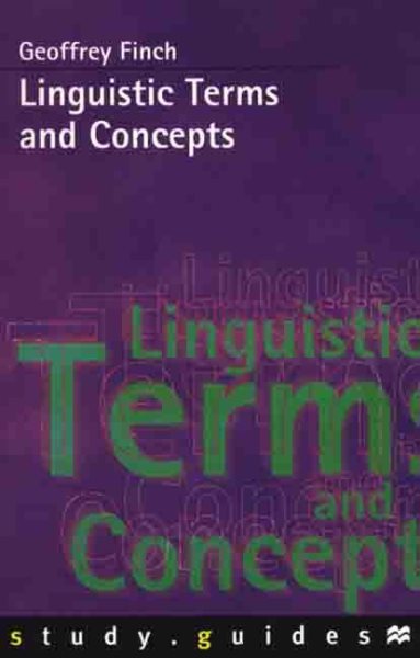 Linguistics Terms and Concepts
