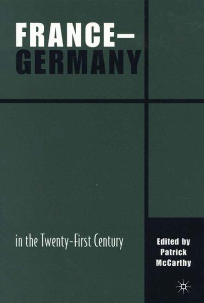 France-Germany in the 21st Century cover