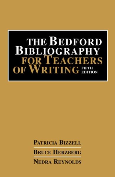The Bedford Bibliography for Teachers of Writing cover