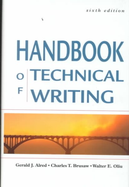 The Handbook of Technical Writing, Sixth Edition cover