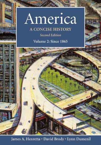 America, Vol. 2: A Concise History, Second Edition cover