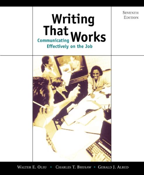 Writing That Works cover
