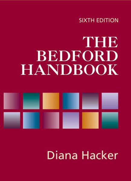 The Bedford Handbook, Sixth Edition cover