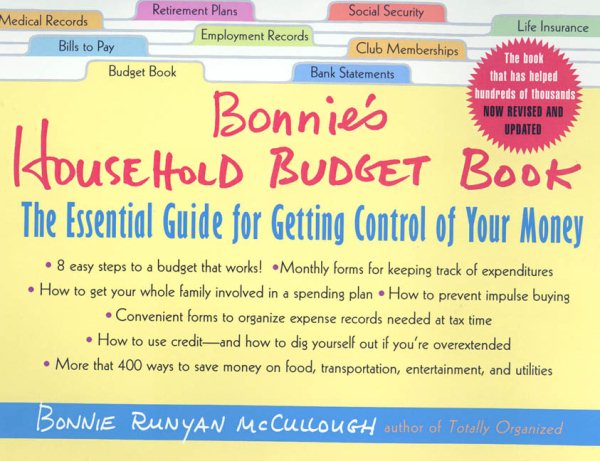 Bonnie's Household Budget Book: The Essential Guide for Getting Control of Your Money cover