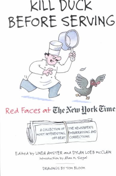 Kill Duck Before Serving: Red Faces at the New York Times cover