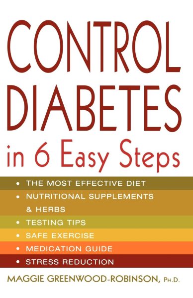 Control Diabetes in Six Easy Steps (Lynn Sonberg Books) cover