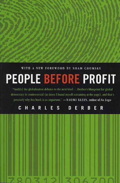 People Before Profit: The New Globalization in an Age of Terror, Big Money, and Economic Crisis cover