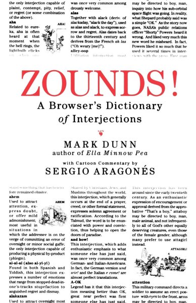 ZOUNDS!: A Browser's Dictionary of Interjections cover