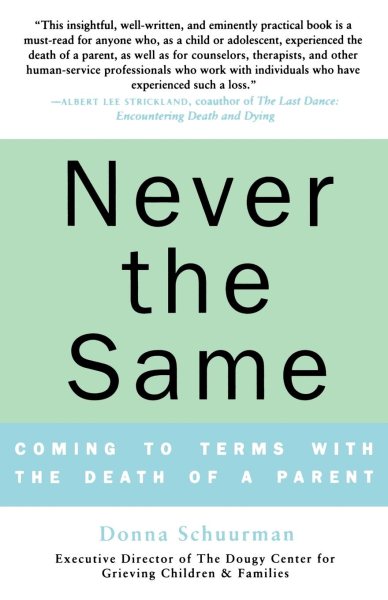 Never the Same: Coming to Terms with the Death of a Parent cover