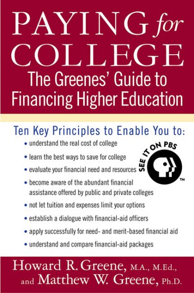 Paying for College: The Greenes' Guide to Financing Higher Education cover