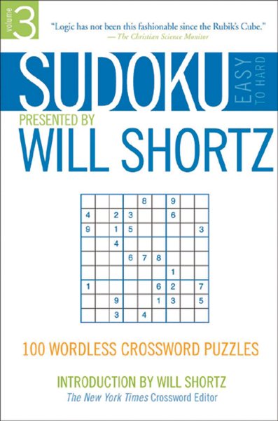 Sudoku Easy to Hard Presented by Will Shortz, Volume 3 cover