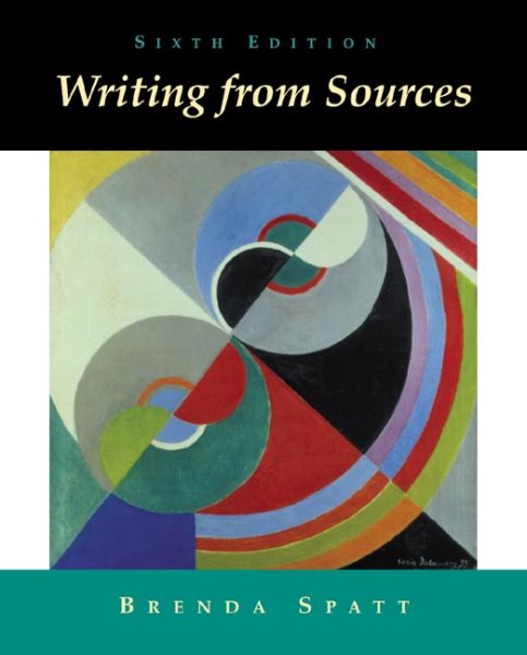 Writing from Sources cover