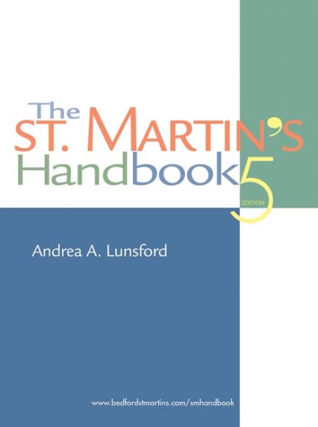 The St. Martin's Handbook cover