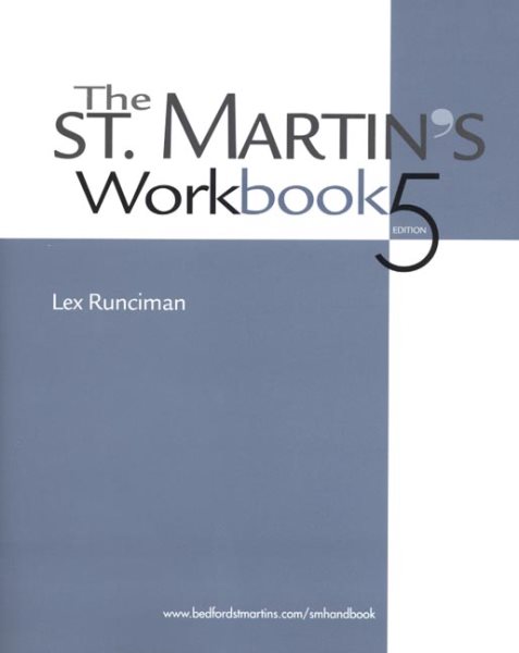 The St. Martin's Workbook cover